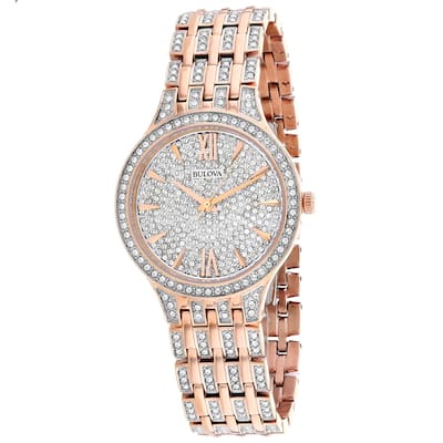 Bulova Women's Phantom Silver Dial Watch - 98L235 - 6 (36)