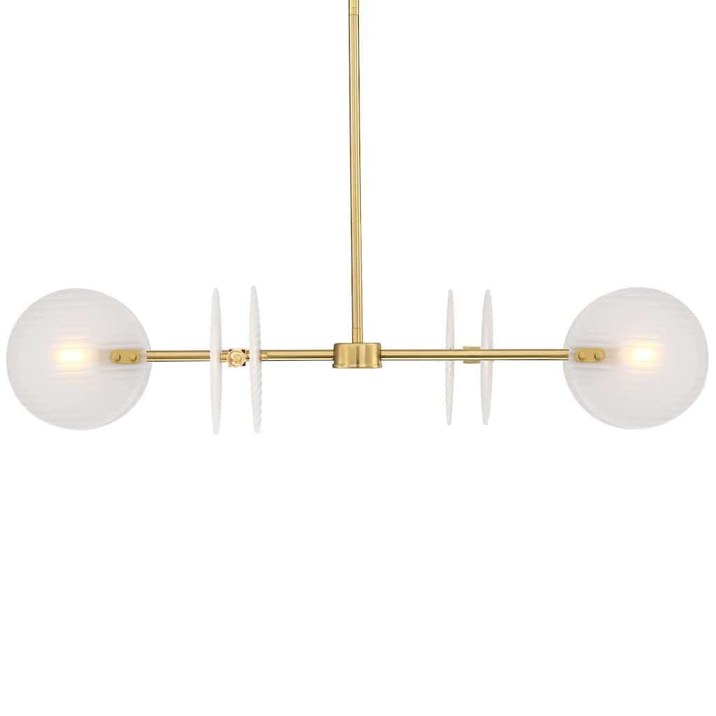 Designers Fountain D311C-IS Sky Fall 4 Light 40" Wide Linear Pendant