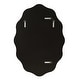preview thumbnail 16 of 15, Kate and Laurel Viona Oval Scalloped Mirror