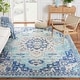 preview thumbnail 42 of 109, SAFAVIEH Madison Diederike Boho Medallion Distressed Rug 12' x 15' - Teal/Navy