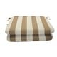 preview thumbnail 18 of 21, Sunbrella Striped fabric 18in. square seat pad with 10 options (2 pack) - 18"W x 18"D x 2.5"H