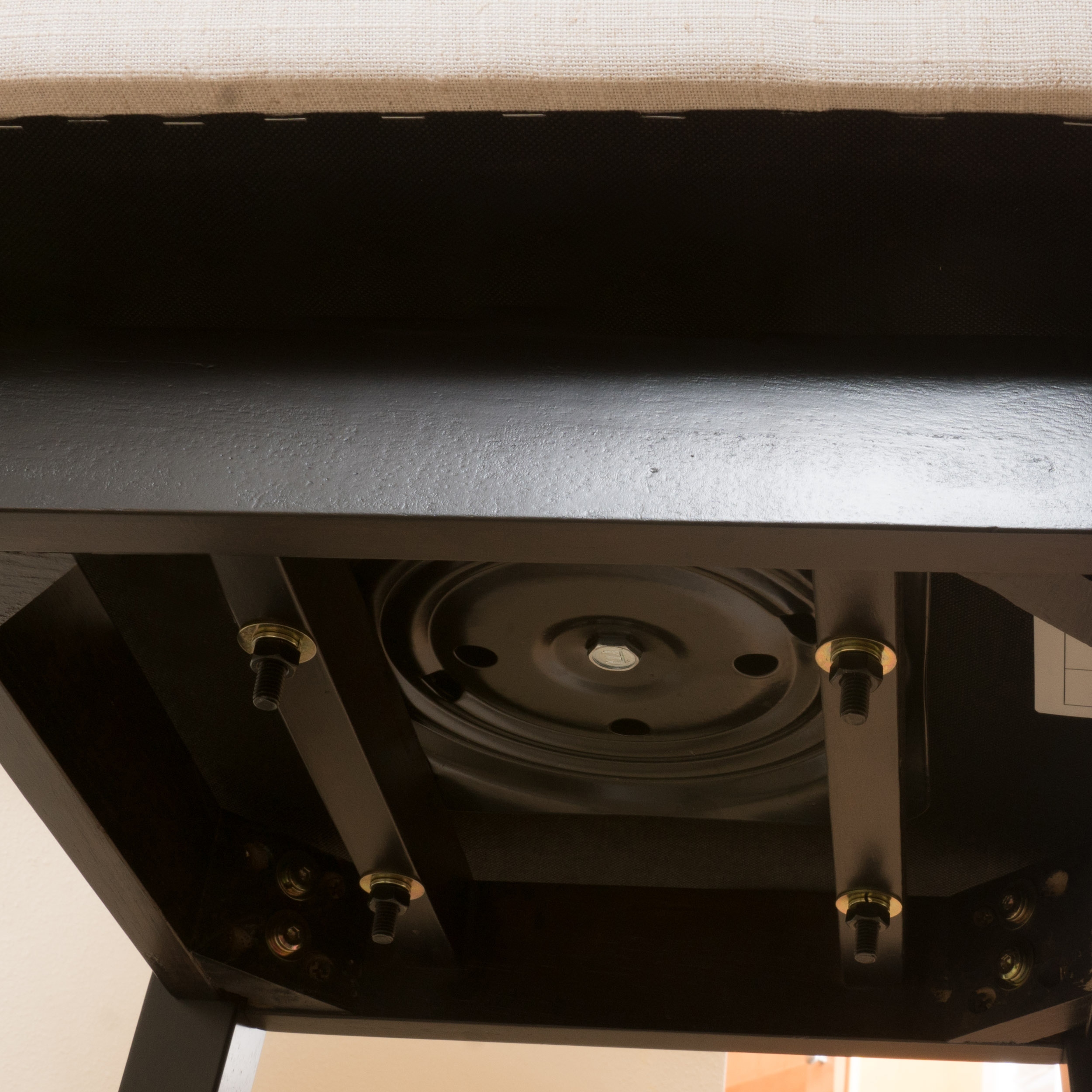 Ogden Beige Swivel Bar Stools Set of 2 by Christopher Knight