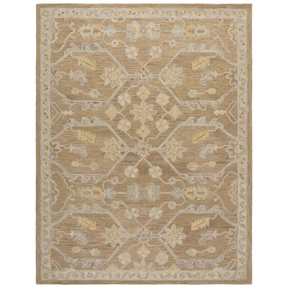 SAFAVIEH Handmade Blossom Eefke Modern Floral Wool Rug