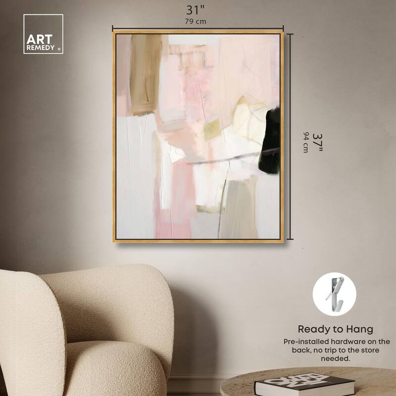 Pistachio Pink II Canvas by Art Remedy