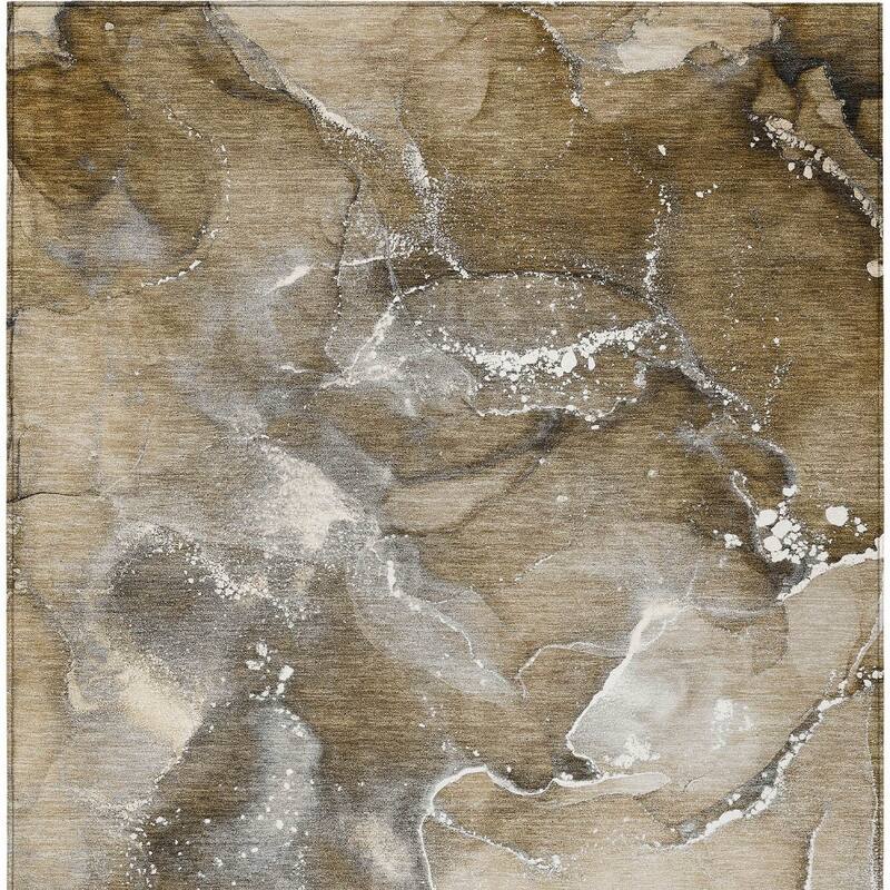 Una Contemporary Abstract Weather Resistant Classic Meets Modern Outdoor Rug