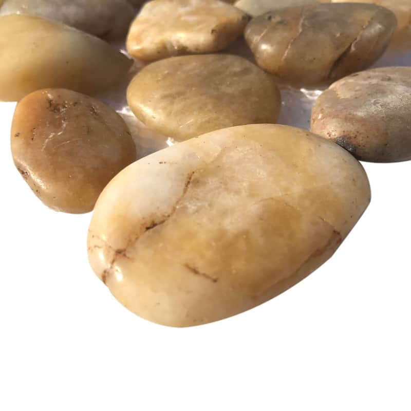 Canary Natural Stone Pebble Mosaic Tile