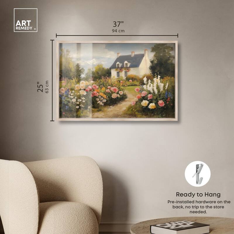 Floral Welcome Shadowbox by Art Remedy