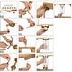 preview thumbnail 9 of 8, Modern Lantern 6-Light Island Farmhouse Chandelier Linear Pendant with Cylinder Glass - 51.2"W x 9.8"D x 25.8" - 75.8"H