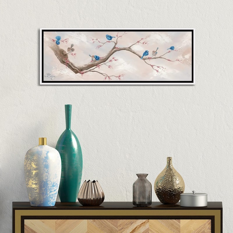 iCanvas "Fairy Wren, Ventures" by Isabella Karolewicz Framed