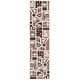 preview thumbnail 29 of 38, SAFAVIEH Carousel Kids Lumnie Neighborhood Rug 2' x 8' Runner - Brown/Beige