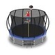 preview thumbnail 13 of 13, 16ft Blue Round Outdoor Trampoline with Enclosure Net and Balance Bar