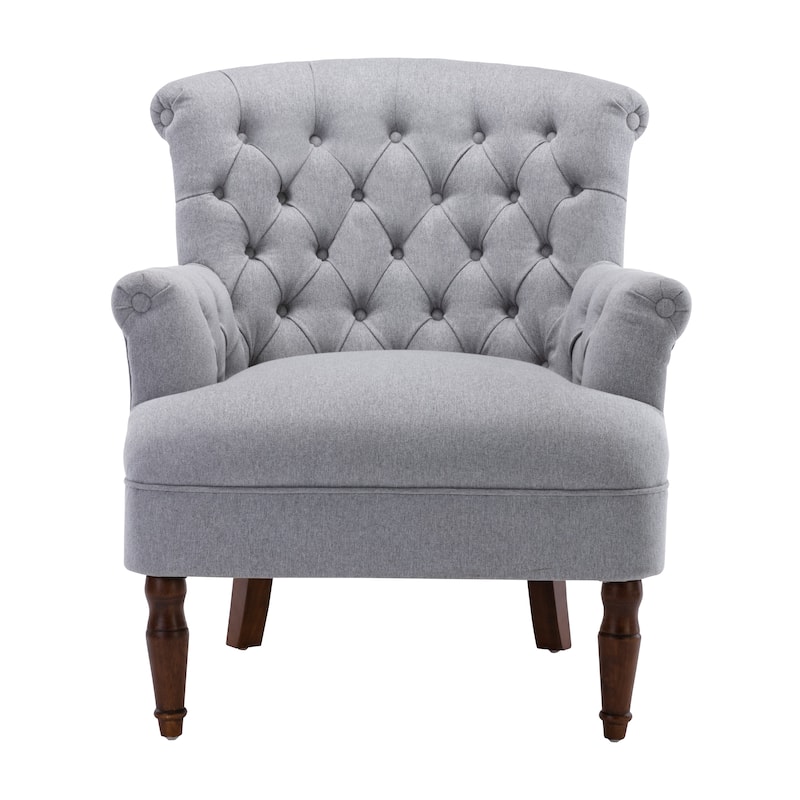 Corvus Sidmouth Tufted Fabric Oversized Club Chair