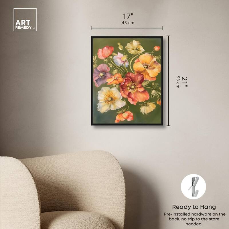 Twilight Tulips I Canvas by Art Remedy