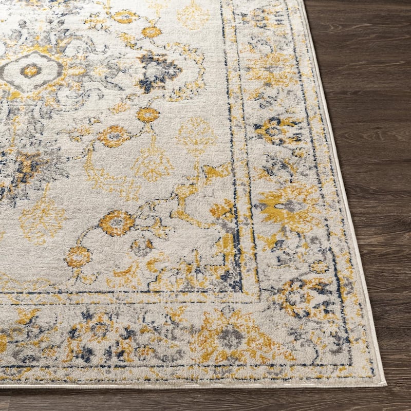 Livabliss Traditional Floransa Medallion Area Rug