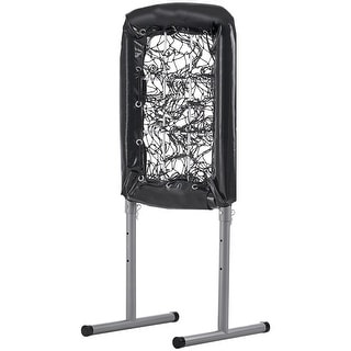 9 Hole Baseball Pitching Net for Training, Adjustable Strike Zone Trainer