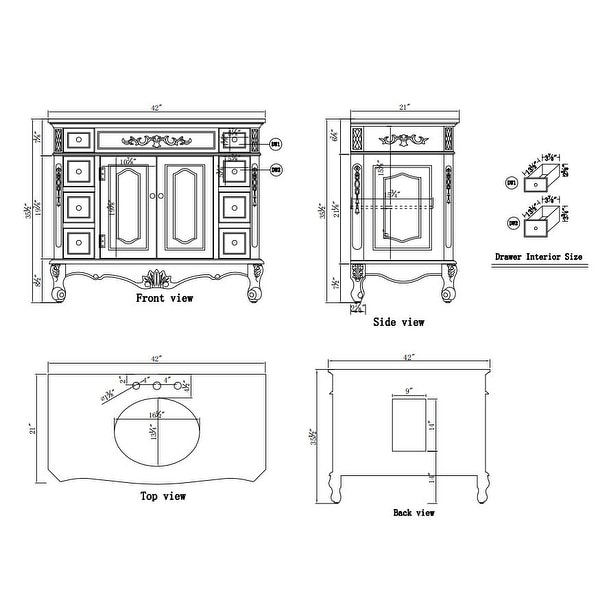 Traditional Bathroom Vanity Sink