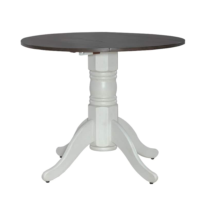 Brook Bay 3 Piece Drop Leaf Table Set with 2 Ladder Back Chairs