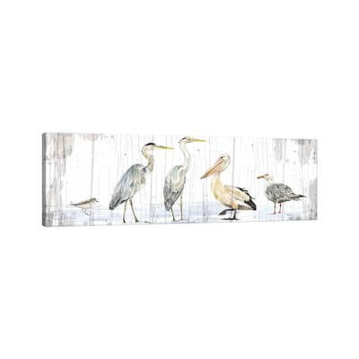 iCanvas "Birds of the Coast Rustic Panel" by Tara Reed Canvas Print