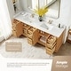 preview thumbnail 47 of 130, Tokyo Bath Vanity with Quartz Stone Top without Mirror
