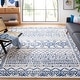preview thumbnail 12 of 18, SAFAVIEH Tulum Marte Rustic Moroccan Boho Tribal Distressed Rug - Navy/Ivory - 6'7" Square