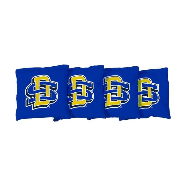 slide 2 of 3, South Dakota State Jackrabbits Blue Cornhole Bags All-Weather Resin Filled