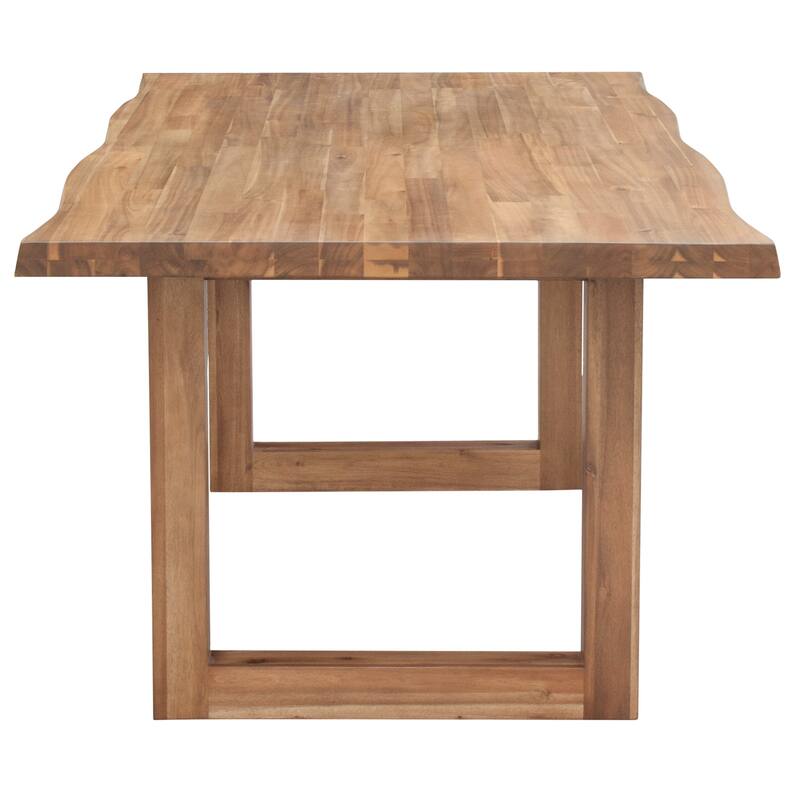 NPD Furniture Windsor 79 Inch Live-Edge Dining Table