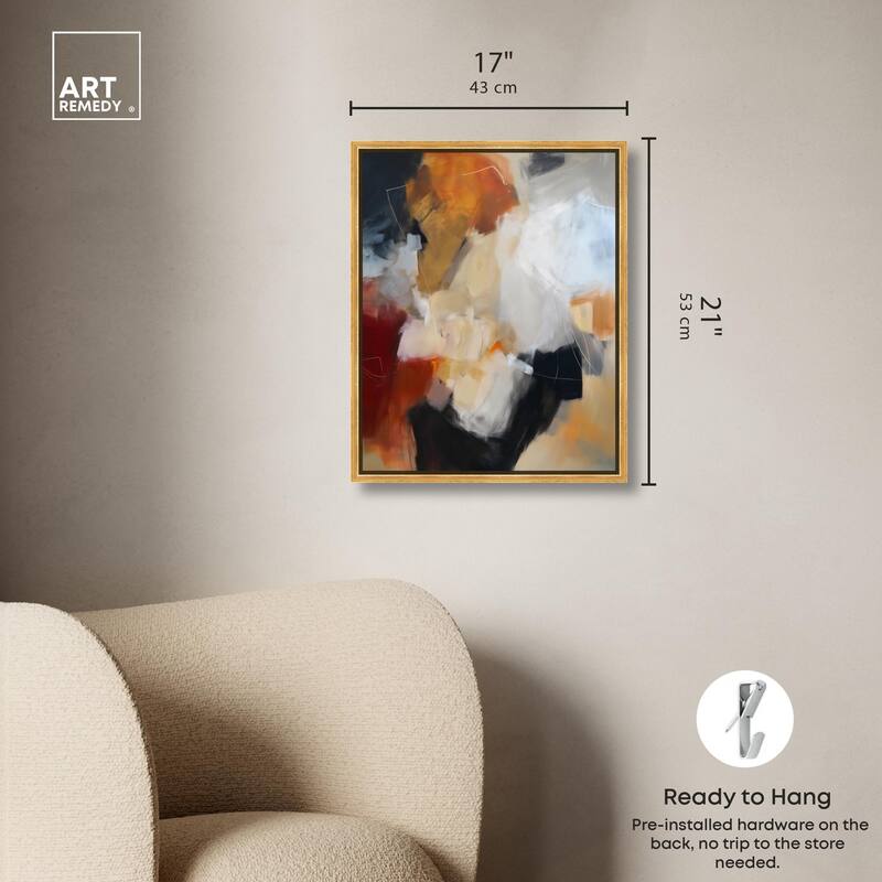 Earth and Fire II Canvas by Art Remedy