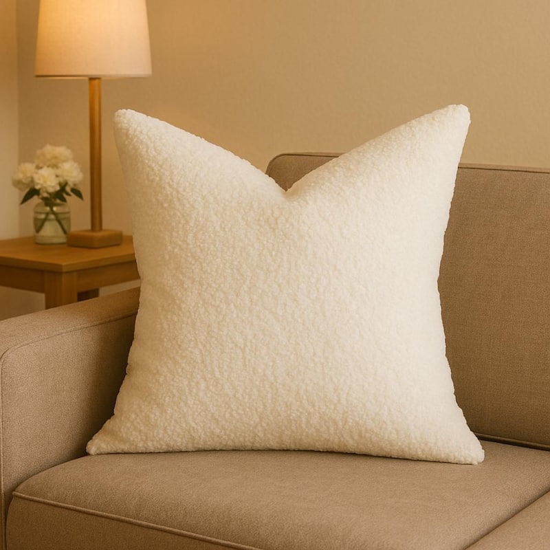 Homey COZY Sherpa Throw Pillow