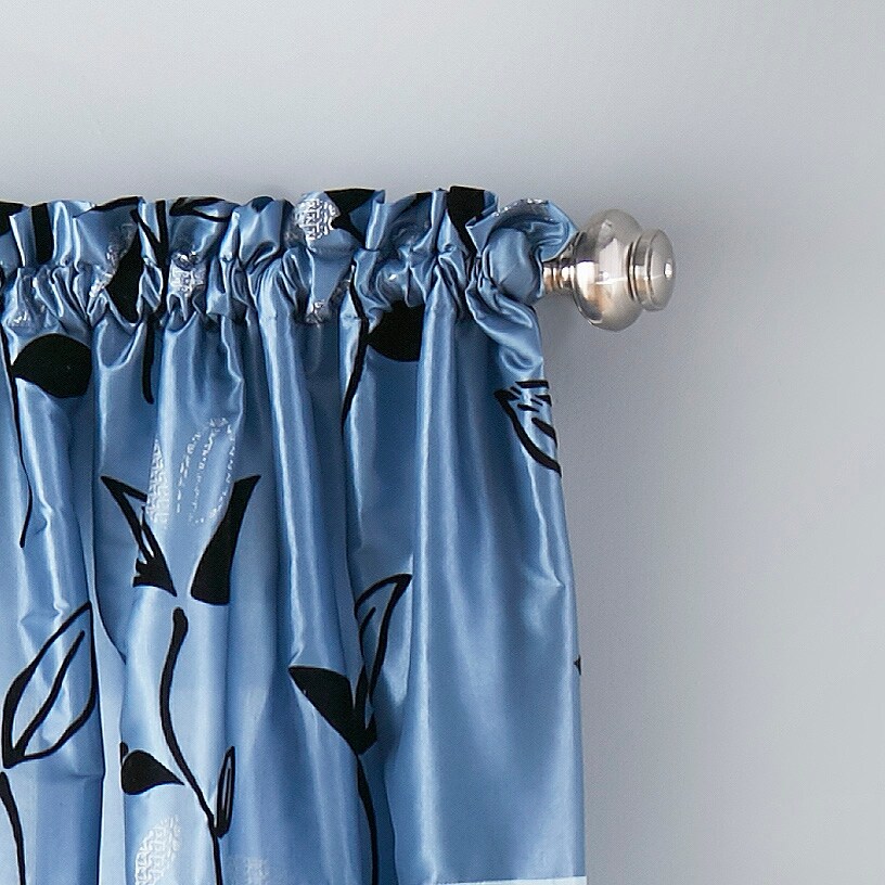 Grand Avenue Pandora 4 Piece Leaves Design Luxury Curtain-image