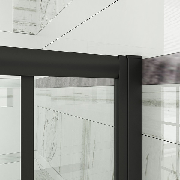 Elegant Corner Entry Enclosure 36 in. W x 36 in. D x 72 in
