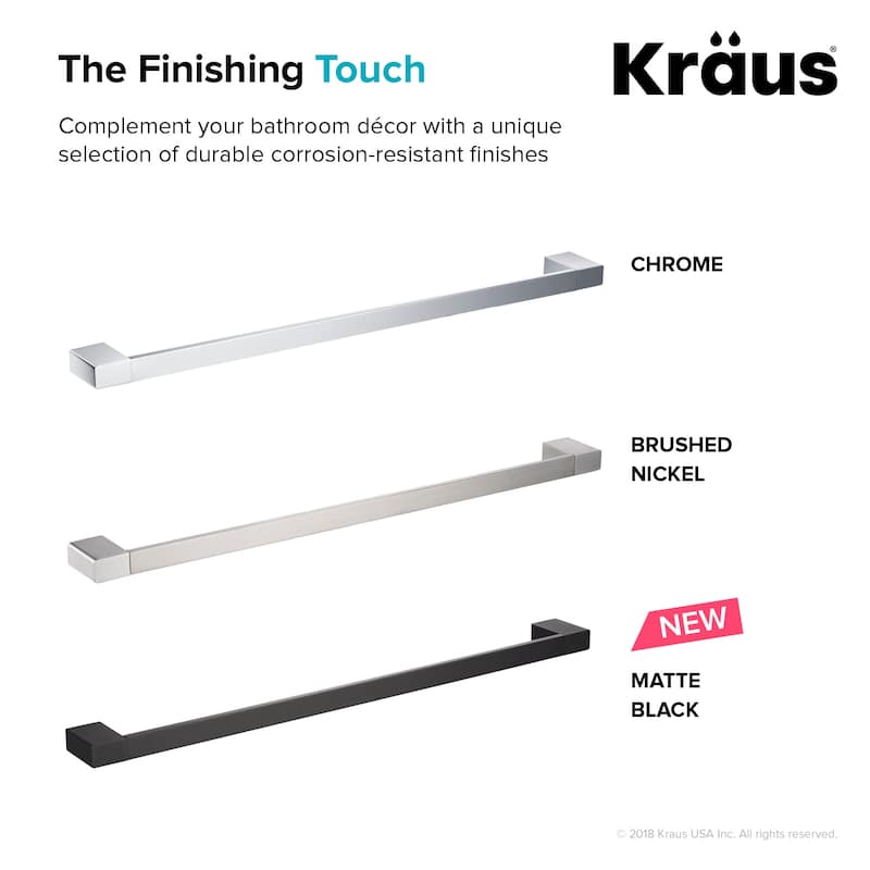 Kraus Stelios 24" Towel Bar