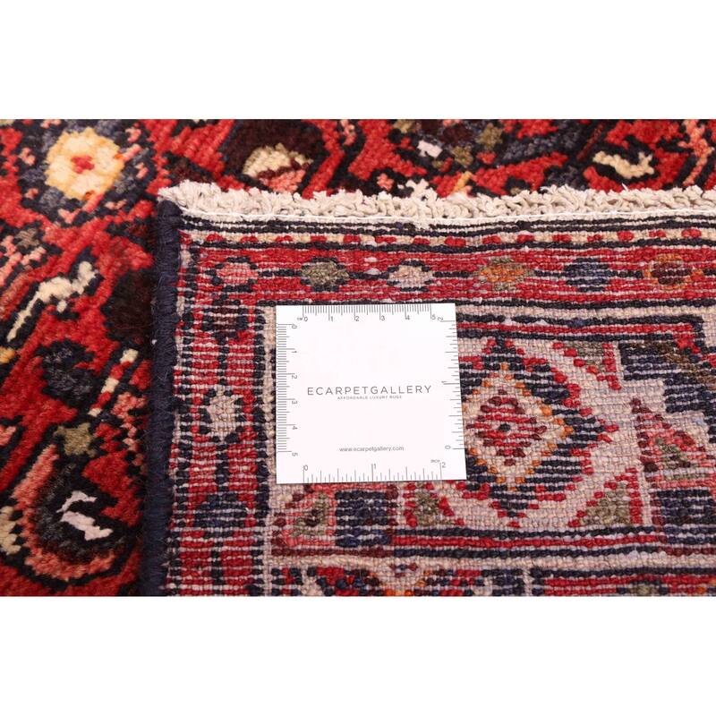 ECARPETGALLERY Hand-knotted Andelz Red Wool Rug - 3'4 x 10'2