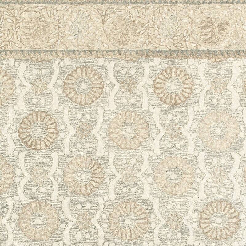 HomeRootsFloral Scandinavian Rectangle Area Rug