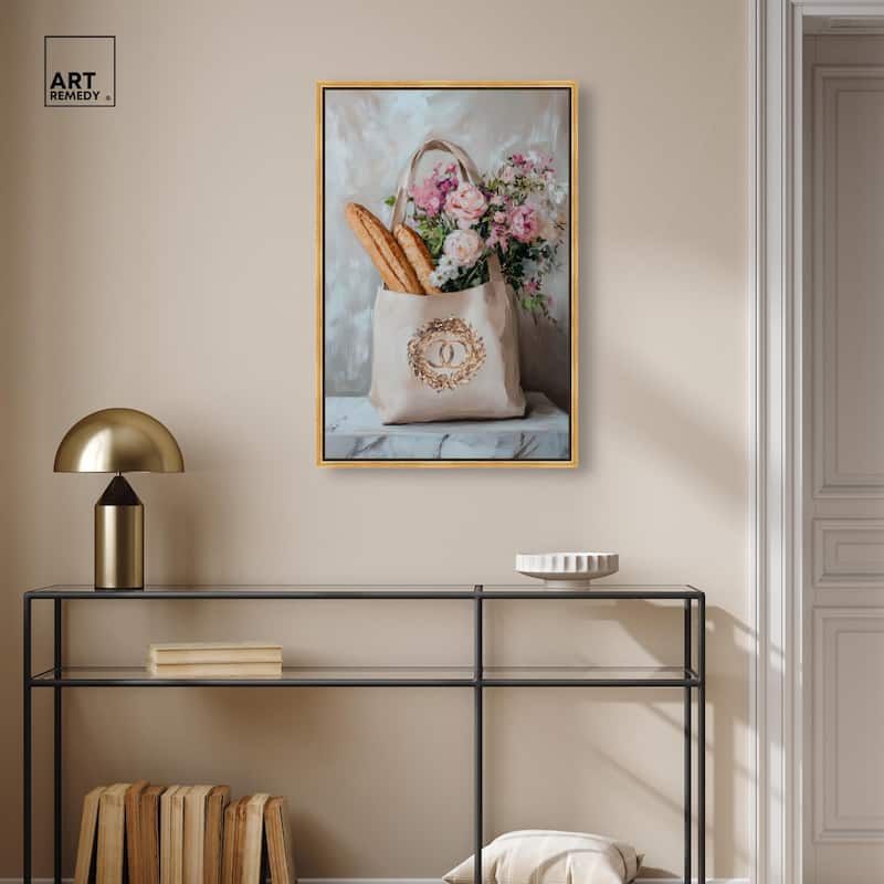 Chic Carryall I Canvas by Art Remedy