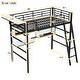 preview thumbnail 9 of 7, Functional Twin Loft Bed with Workspace and Storage, Space-Saving Design