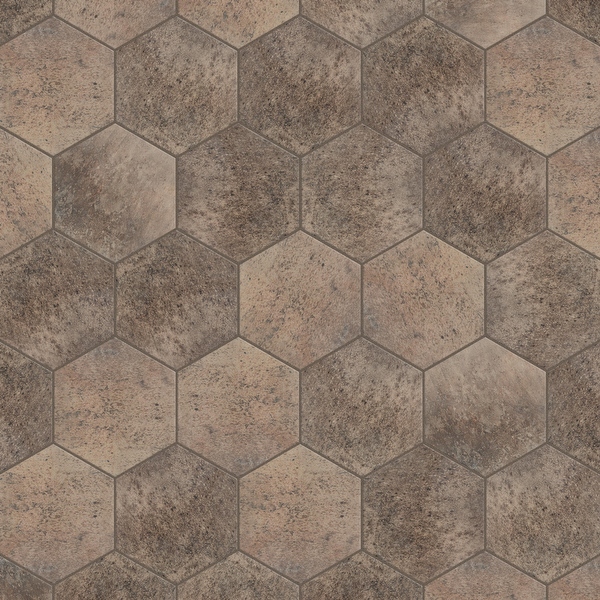 Merola Tile Capri Hex Terra 7