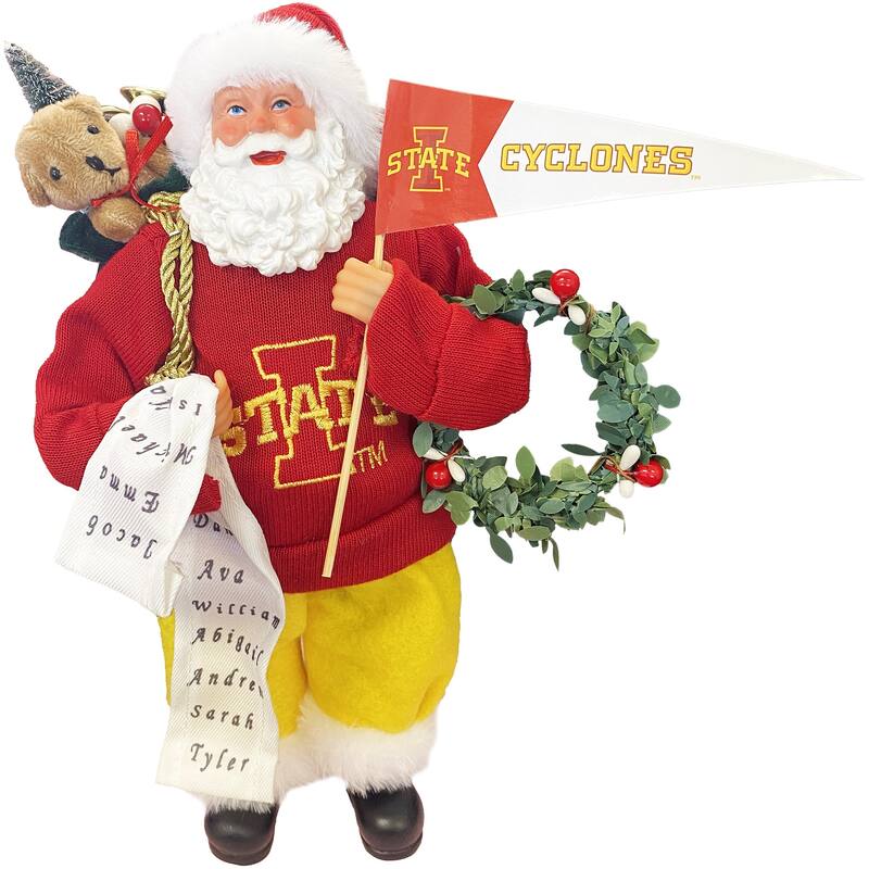 12" Iowa State Proud Santa