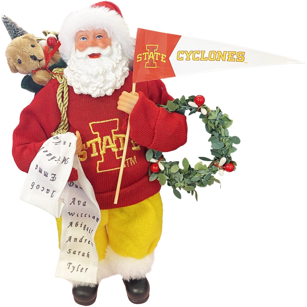 12" Iowa State Proud Santa