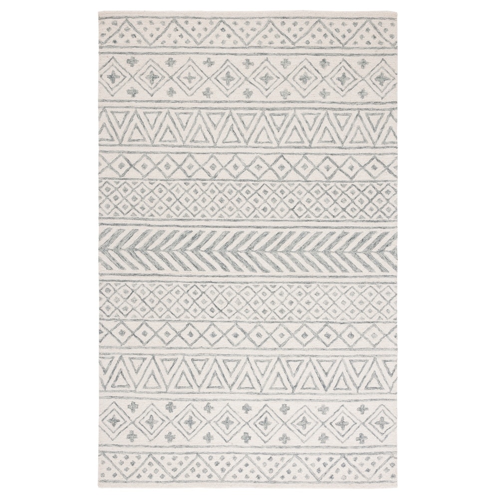SAFAVIEH Handmade Metro Heloise Moroccan Boho Wool Rug