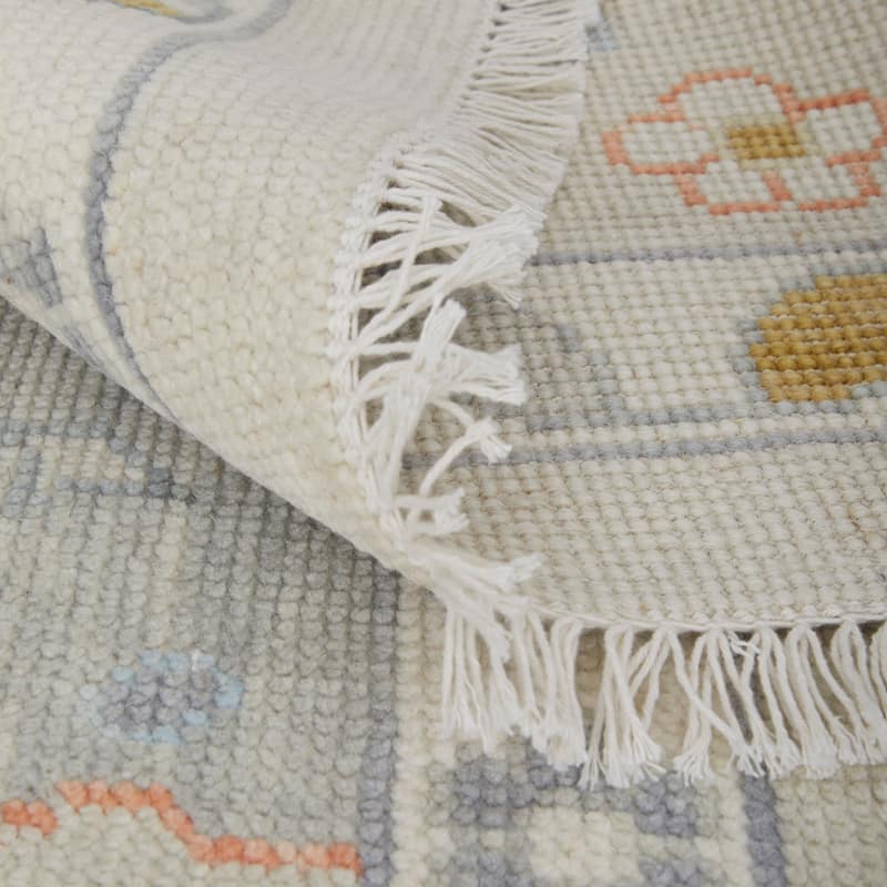 Grand Bazaar Larson Hand Knotted Floral & Botanical Transitional Area Rug