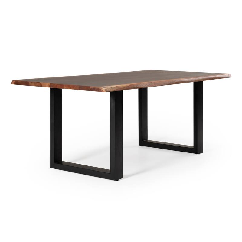 Modrest Taylor Modern Live Edge Wood Dining Table