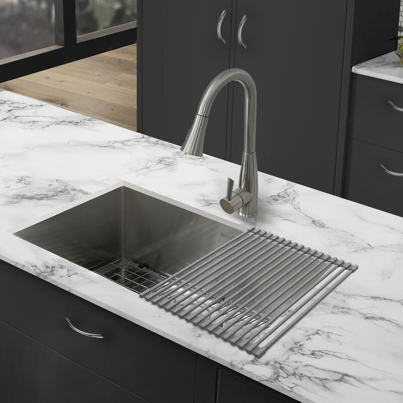 Swiss Madison 17" x 13" Kitchen Sink Grid - Grey