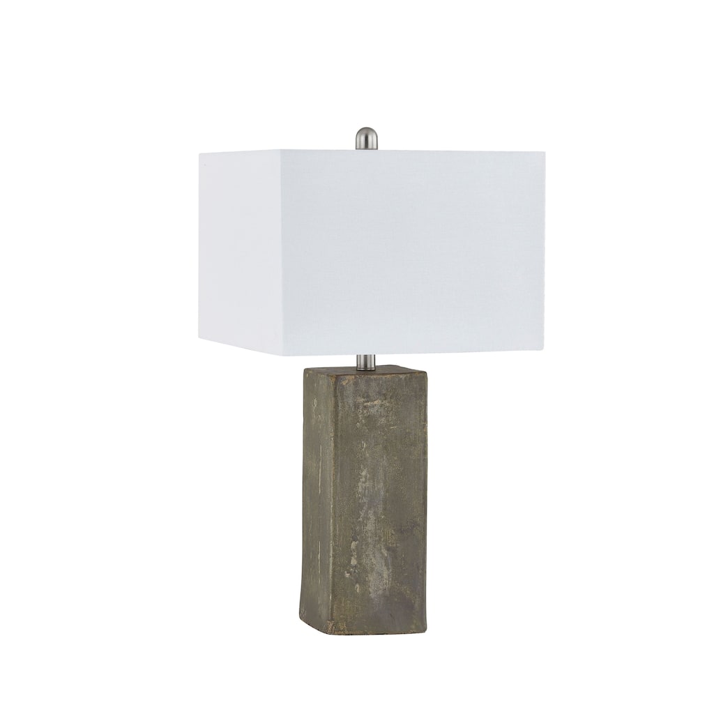 Nelson 26" Table Lamp with Linen Shade, Taupe