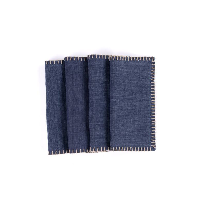 Brody Linen Cocktail Napkin Set (Set of 4)