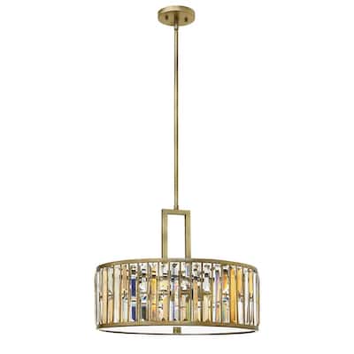 Fredrick Ramond 3 Light Full Sized Pendant from the Gemma Collection