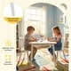 preview thumbnail 15 of 18, Gymax 3PCS Toddler Furniture w/Pine Wood Frame Curved Backrest Round