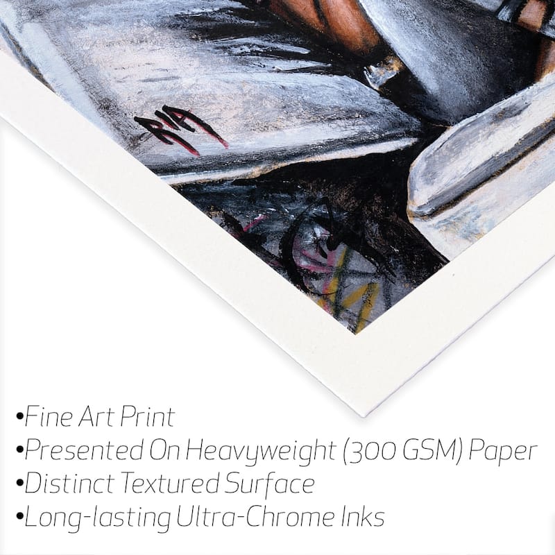 All I Have... Fine Art Paper Print by Artist Ria - Multi - 24x24