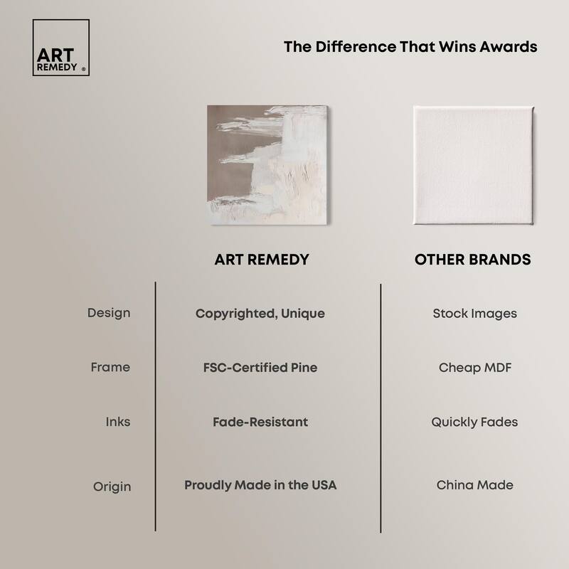 Art of Greige II Canvas by Art Remedy, Gallery Wrapped