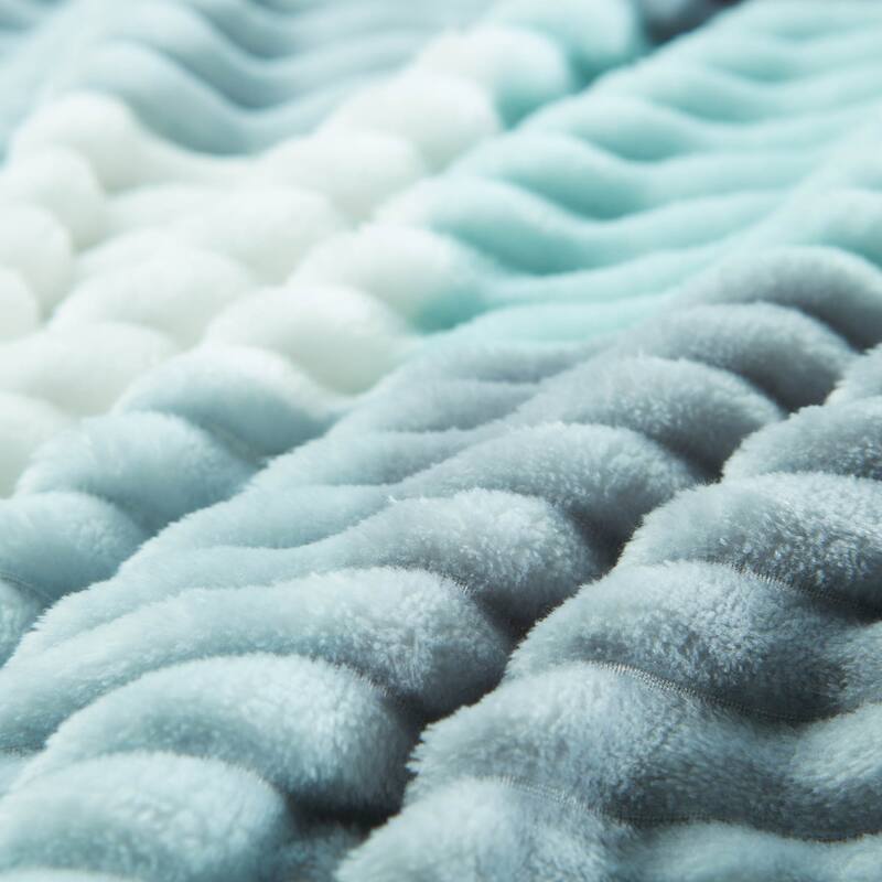 Clara Clark Ultra Plush Thick Reversible Microfiber Heavy Blanket - Raschel Imitation Mink Blanket