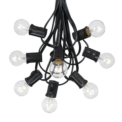 100 Foot G30 Outdoor Globe Patio String Lights - Set of 125 G30 Clear Bulbs